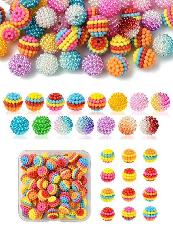 Mixed Color Beads, Colorful Beads for DIY Jewelry Making, DIY Jewelry Making Supplies for Bracelet Necklace Earrings