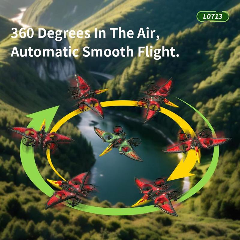 Remote Control Dragonfly Aircraft, 4-axis Drone, Anti-collision Foam Aircraft Toy, Outdoor Electric & Remote Control Toys for Kids