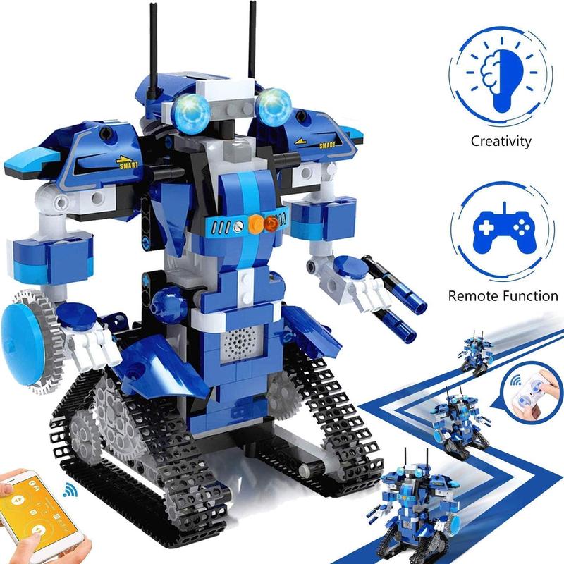 Robot Building Kit for Kids 6-12, Remote & APP Control Robot Build A Robot Toys for Kids 8-12, Robotics Kit Stem Projects for Kids Ages 8-12, Gifts for 8 9 10 11 12 year old boys girls, 405 count