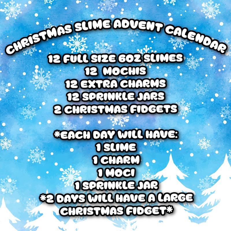 Christmas Slime Advent Calendar