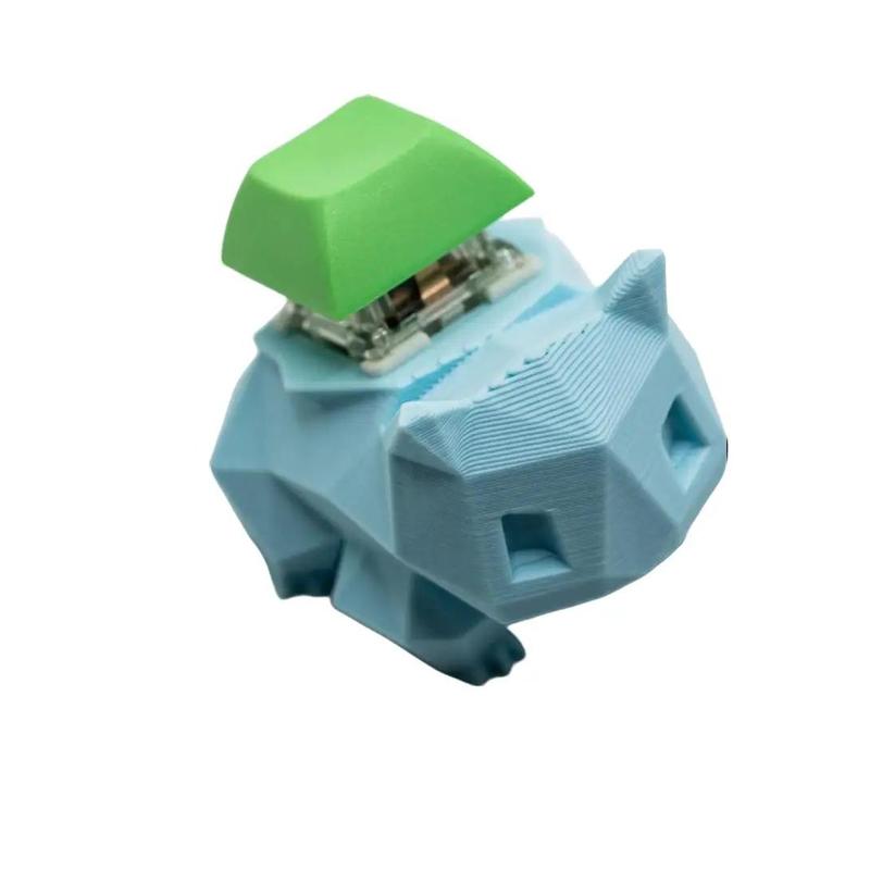 Low Poly Bulbasaur Mechanical Switch Fidget Toy | Stim Toy, Stress Relief, ADHD, ASMR