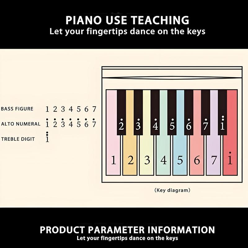 Mini Piano Calendar With Battery, 15 Key Small Piano Calendar with Mobile Phone Holder，Rechargeable Piano Calendar, Simplified Sheet Music, Birthday Gift, Christmas Gift