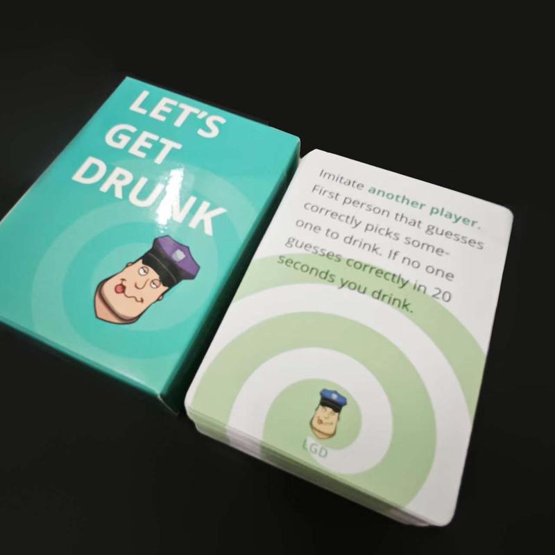 Let's Get Drunk Card Game, 1 Count Hilarious Drinking Game Card, Perfect for Parties and Social Gatherings, Party Game Supplies