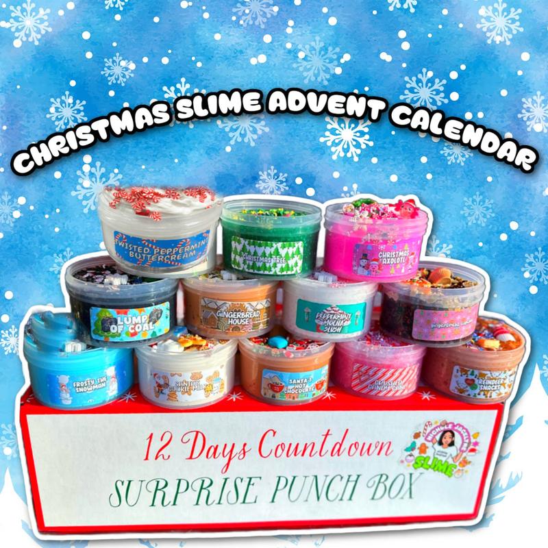 Christmas Slime Advent Calendar