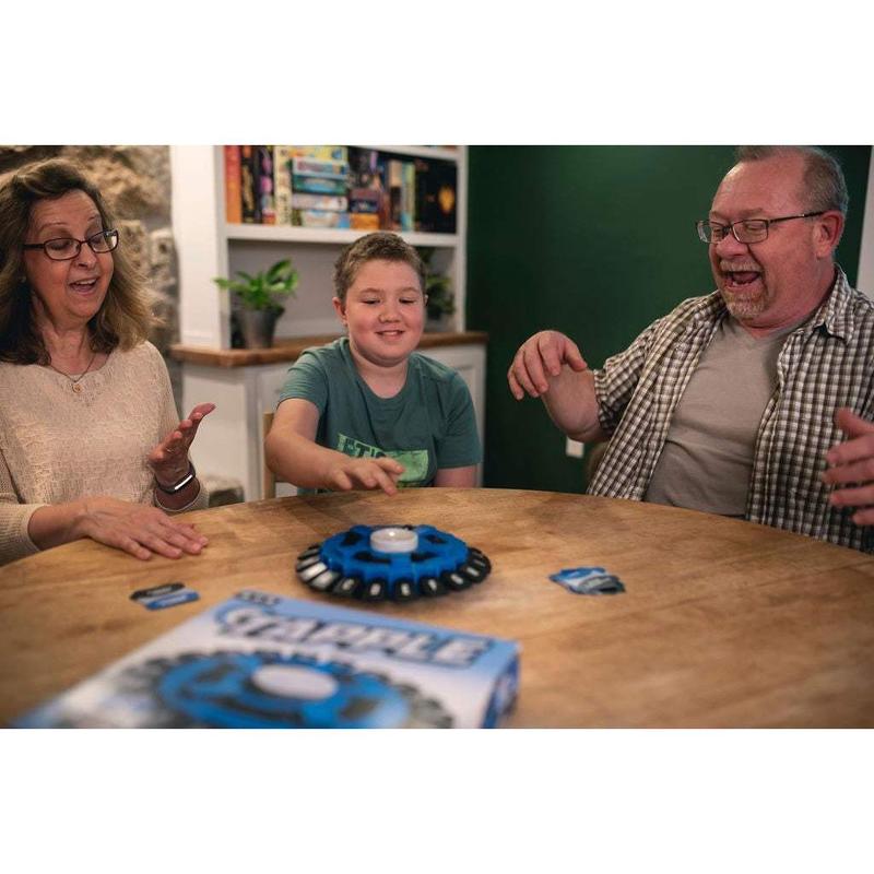 Tapple - Fast Paced Word Game, Beat the Timer, Say a Word & Win! Great for Game Nights, 144 Categories & Tapple Wheel Included, Requires 2AA Batteries