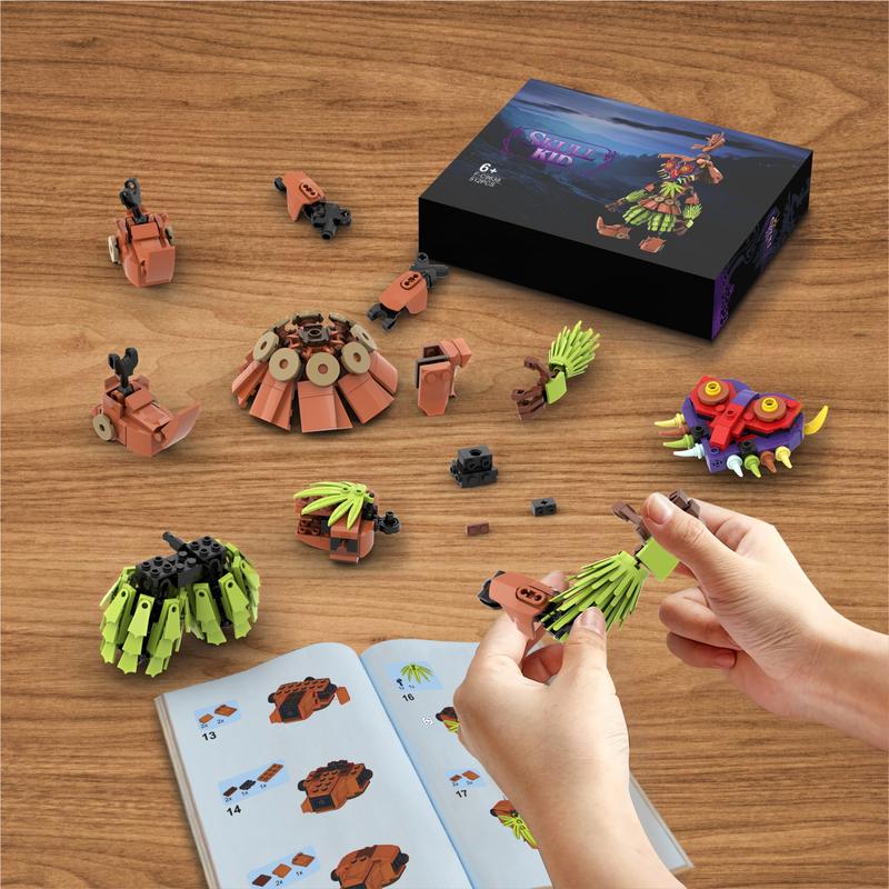 Popular Game Characters Skull Kid Building Blocks Set, Perfect Christmas & Halloween Toys for Fans and Kids (509 pcs)