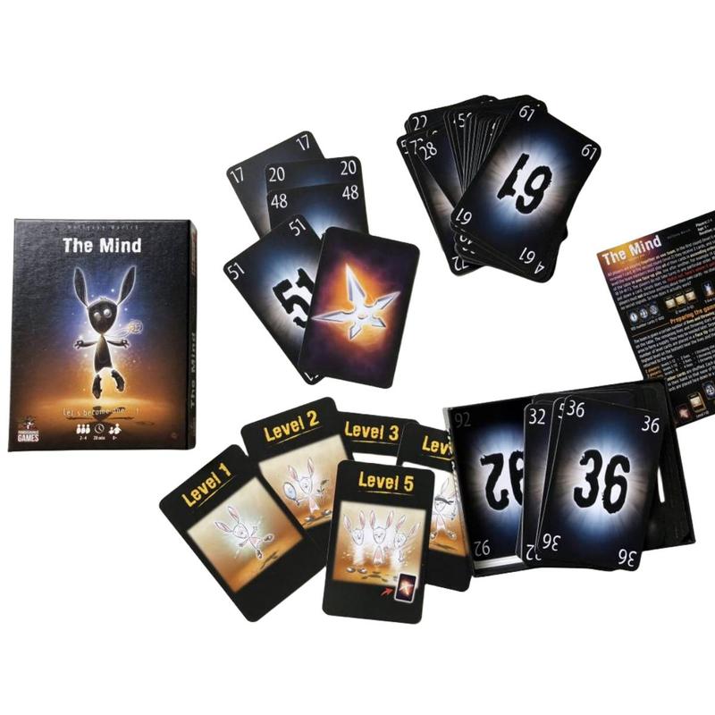 The Mind Card Game, 1 Box Addictive Mind-melding Fun for Game Night, Cooperative Family Game Holiday Party Fun Game Box and Gift