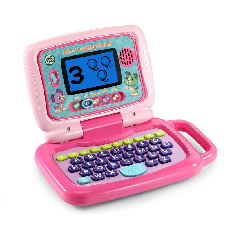 LeapFrog 2-in-1 LeapTop Touch for Toddlers - Electronic Learning System, Teaches Letters & Numbers