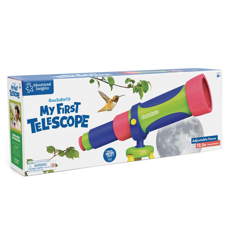 Educational Insights GeoSafari Jr. My First Telescope Toy, STEM Toy, Boys & Girls Ages 4+