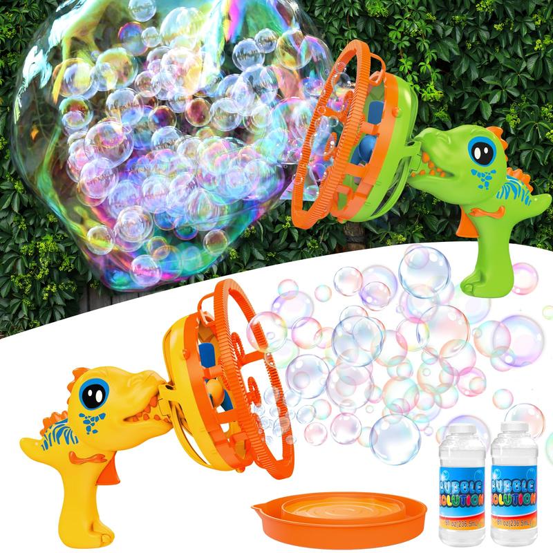 Bubble Gun Bubble Machine for Toddlers,Dinosaur Bubble Blower Toy for Kids,Summer Party Favors Outdoor Toys,Birthday for 3 4 5 6 7 8 9 10 Years Old Boys Girls