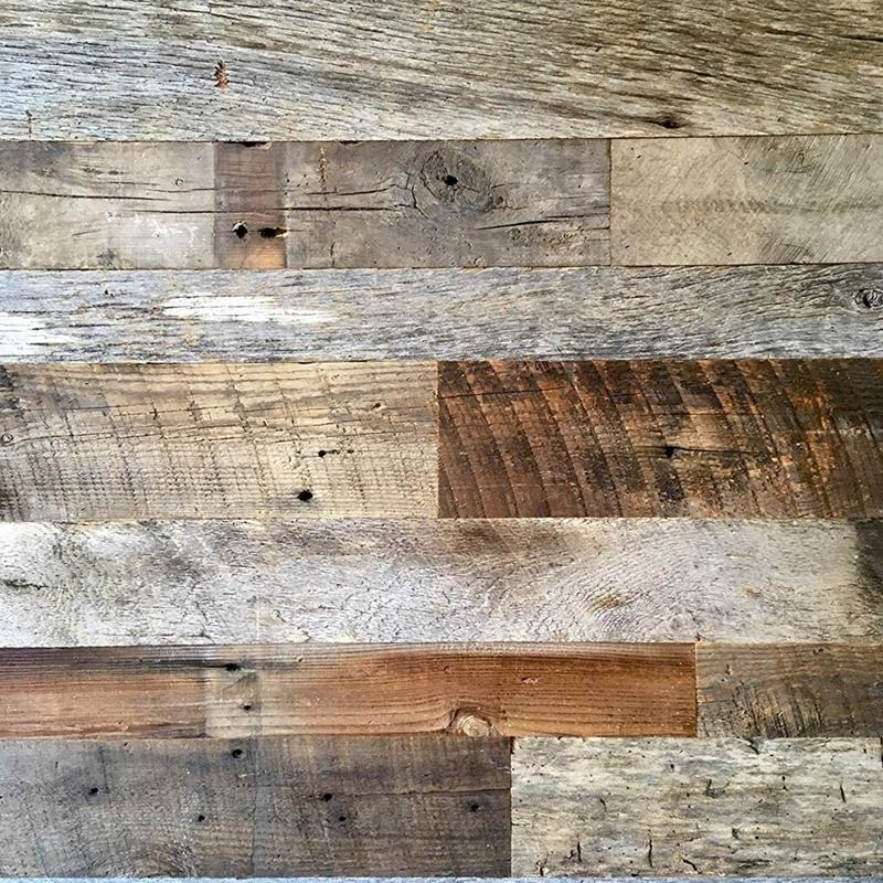 Premium Vintage Reclaimed Barn Wood Bundle (10.2 sq. ft.)