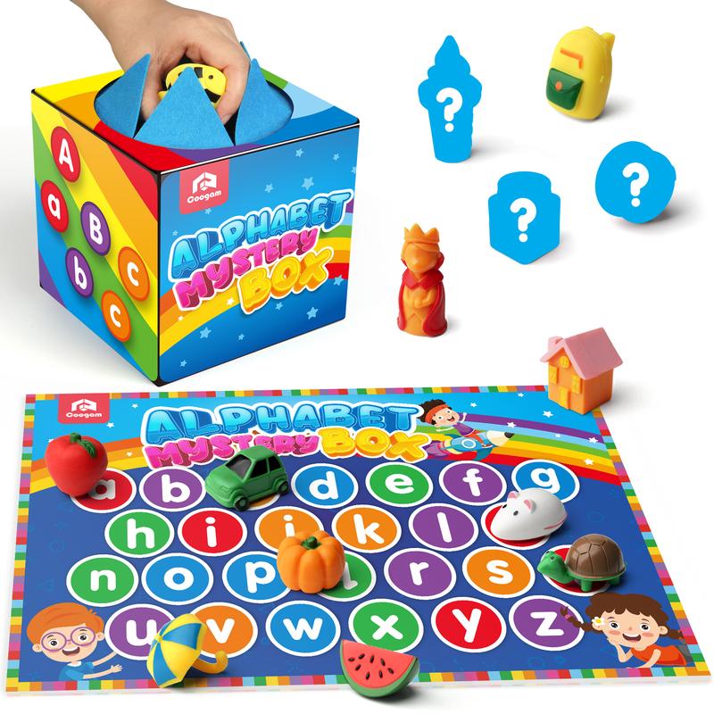 26pcs Alphabet Mystery Surprise Box, Letter Matching and Sorting Game, Educational Toy Gift for Kids