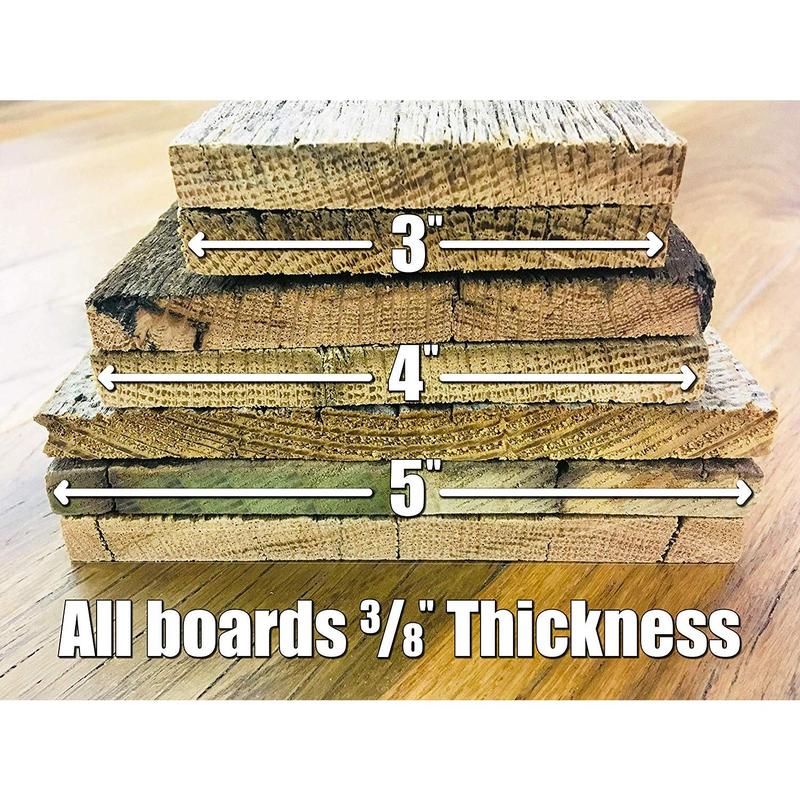 Premium Vintage Reclaimed Barn Wood Bundle (10.2 sq. ft.)