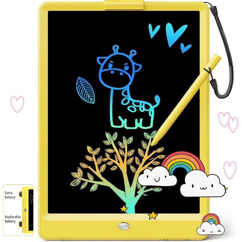 10Inch LCD Writing Tablet for Kids,  Color Kids Drawing Board, Reusable Graffiti Board, Electronic Drawing Pad, Educational and Learning Kids Toys for Girls Boys Kids Touchscreen