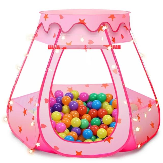 Sumbababy kids Ball Pit Toys for girls and boys Kids Play Tent with 50 Balls Birthday Gift Indoor Outdoor Foldable Colorful Ball Pit Playspace