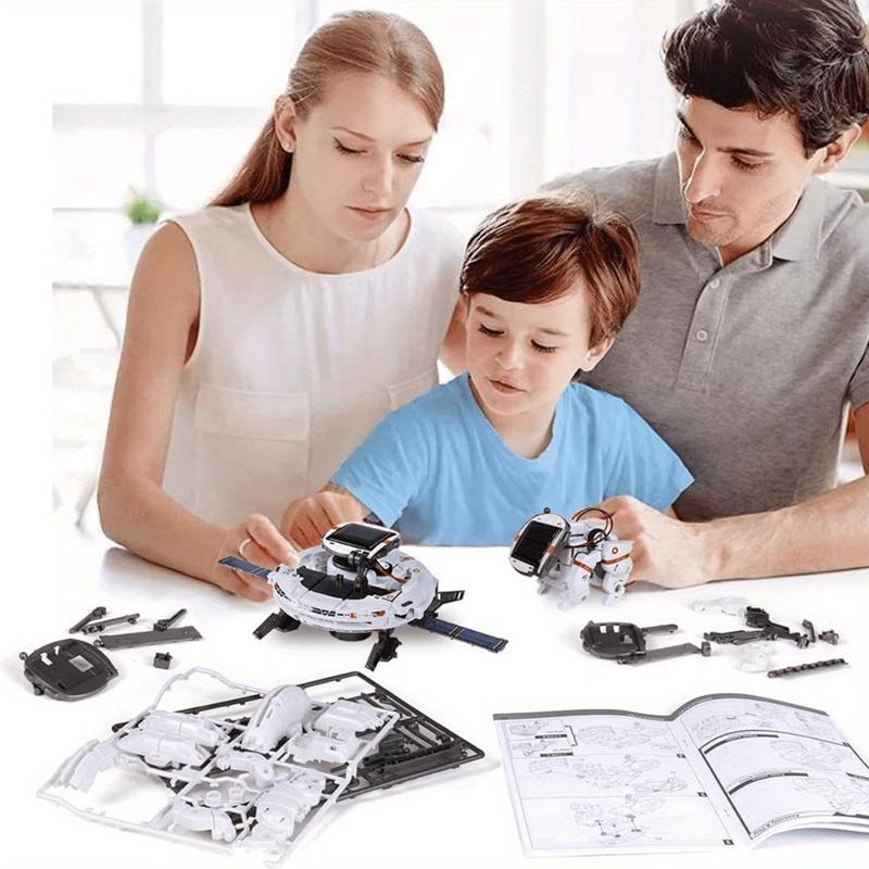 STEM Project Toys for Kids 8-12, Solar Robotics Science Kit Gifts for Teens 8-14 Boys and Girls, 120 Pieces Building Experiments for 9-Year-Olds