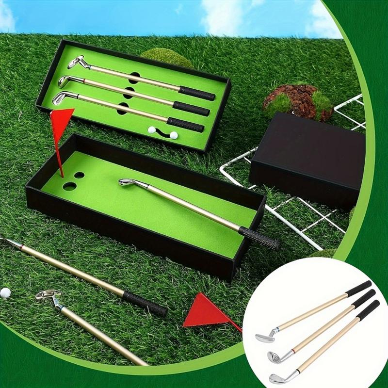 MIAODAM Golf Pen Desktop Games - Funny Gifts for Golfers, Coworkers, Boss - Stocking Stuffers C1