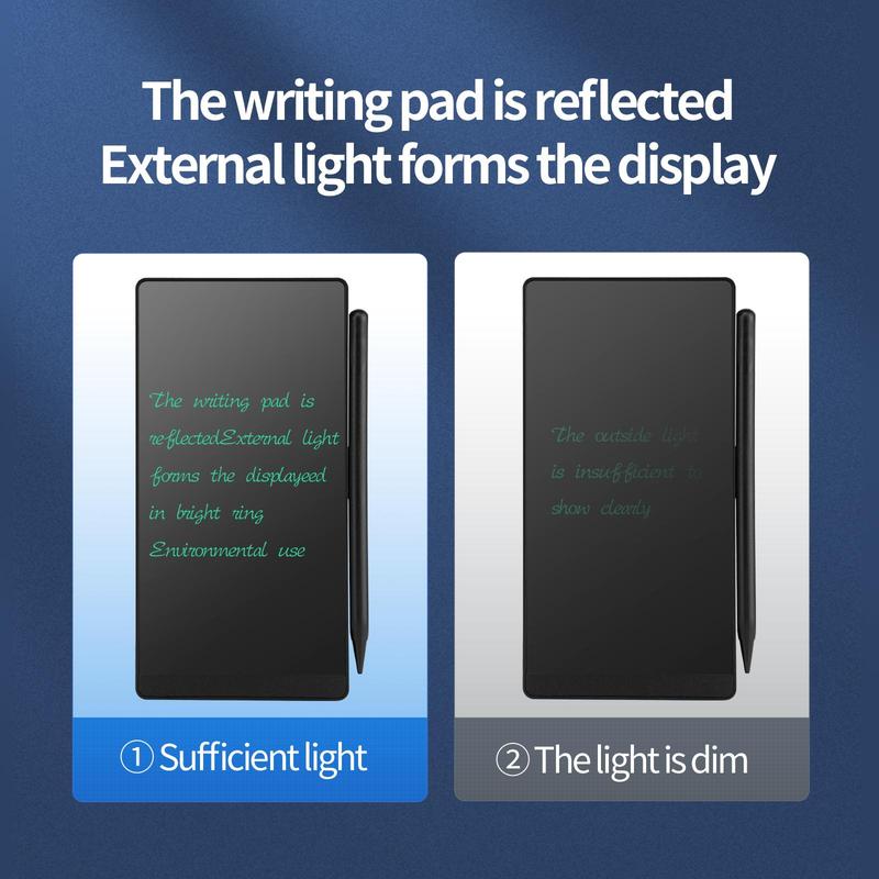 6.5 Inch LCD Writing Tablet, Monochromatic Fine Handwriting Electronic Drawing Tablet, Online Class Training LCD Writing Tablet for Office Student