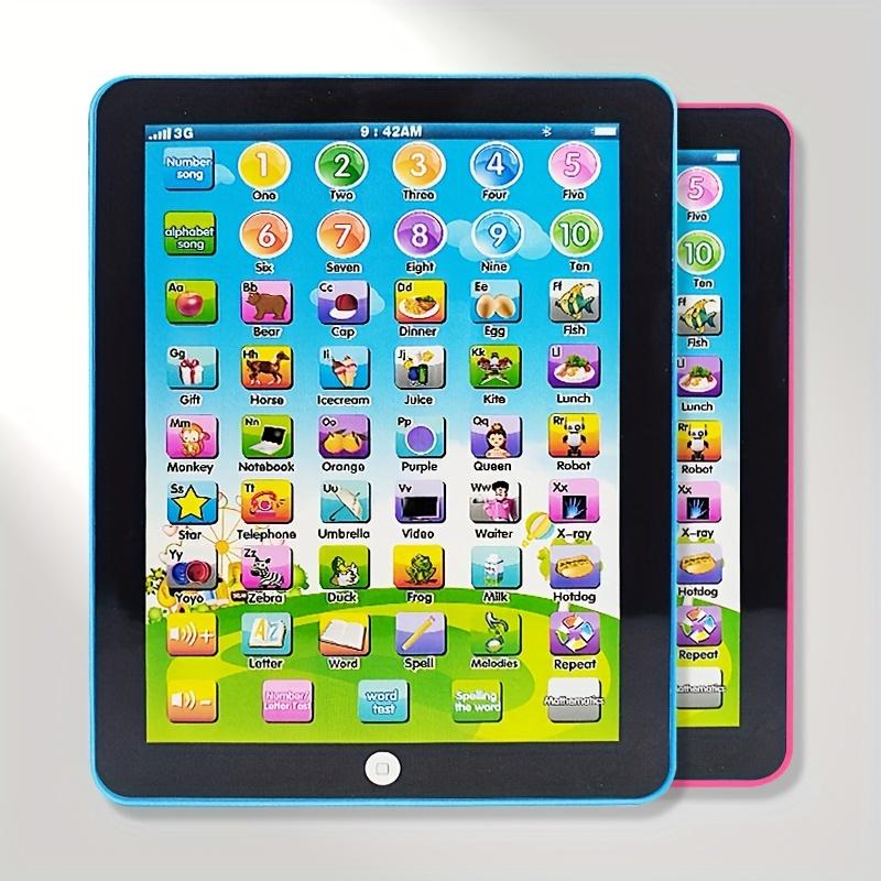 Educational Learning Tablet: Early Childhood Development Toy - Blue & Pink Options - No Battery Included