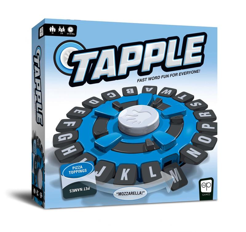 Tapple - Fast Paced Word Game, Beat the Timer, Say a Word & Win! Great for Game Nights, 144 Categories & Tapple Wheel Included, Requires 2AA Batteries