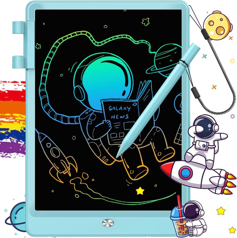 10Inch LCD Writing Tablet for Kids,  Color Kids Drawing Board, Reusable Graffiti Board, Electronic Drawing Pad, Educational and Learning Kids Toys for Girls Boys Kids Touchscreen