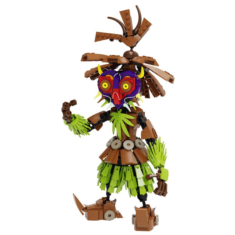 Popular Game Characters Skull Kid Building Blocks Set, Perfect Christmas & Halloween Toys for Fans and Kids (509 pcs)