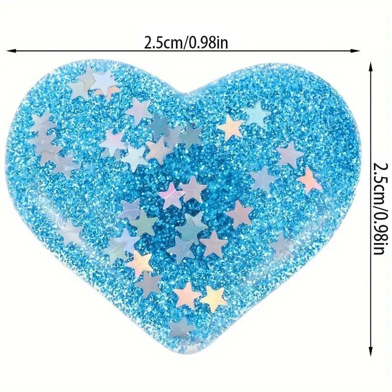 Random Color Heart Shaped Magnetic Diamond Art Painting Positioner, 1 Count DIY Diamond Painting Tool, Diamond Embroidery Tool for Home Decoration