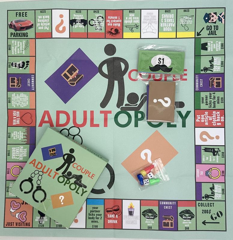 Loveopoly Board Game for Couples - Card Game Props for Date Night