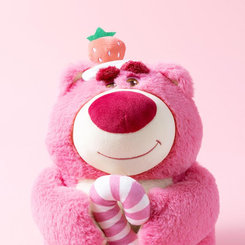 Disney Strawberry Bear Plush Doll Small Size Stuffed Animal Stuffed Toys Gift For Girls Boys Plush Toys Huggable Adorable Toys Birthday Gift Disney Pixar Happy Bakery Series