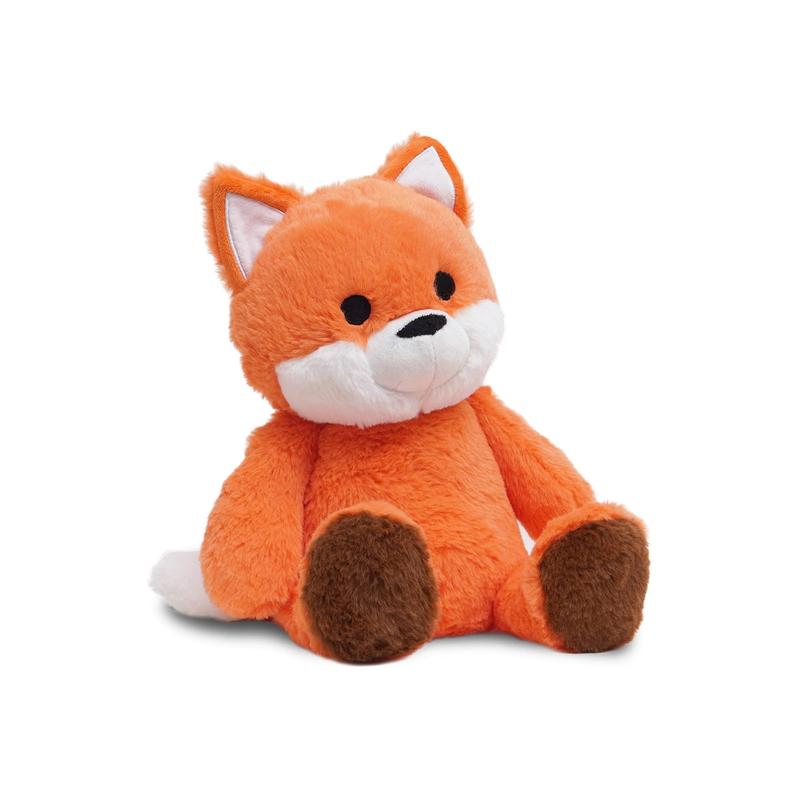 Microwave Heating Pad Animal, 1 Count Cute Fox Shaped Plush Toy, Warmable Heating Pad, Warm and Hot for Cramps, Back, and Neck