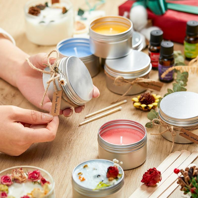 Shuttle Art Candle Making Kit, DIY Supplies with Candle Jars, Soy Wax, Candle Wicks, Color Dyes, Fragrance Oil and Capacity Pot, Candle Making Arts and Crafts for Adults and Beginners