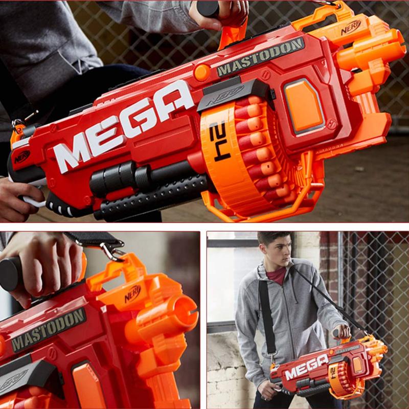 Mega Dart Refill Pack 60 Pcs 9.5cm Compatible with Nerf Mega Guns, Universal Mega Pack Refill Bullets, Premium Red Foam Darts for N-Strike Mega Series Blasters Toy Gun