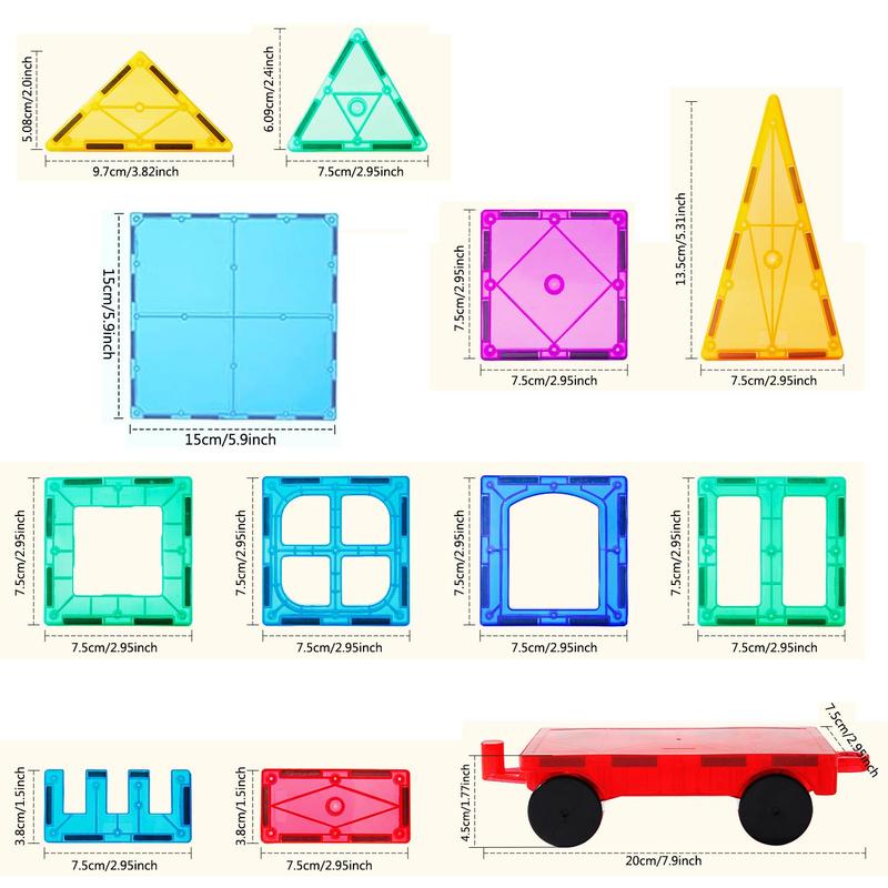 Back to School DIY Colorful Building Blocks Toys for Kids, 3D Building Blocks Set, Creative Puzzle Toys, STEM Builds Set for Children, DIY Kits, Building Toys (Including 2 cars), Thanksgiving Christmas Gift Set, Montessori Toys