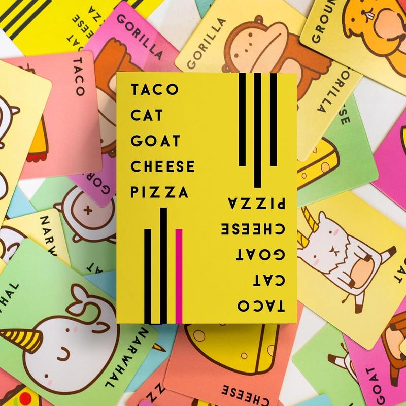 Taco Cat Goat Cheese Pizza convenient take anywhere size game.