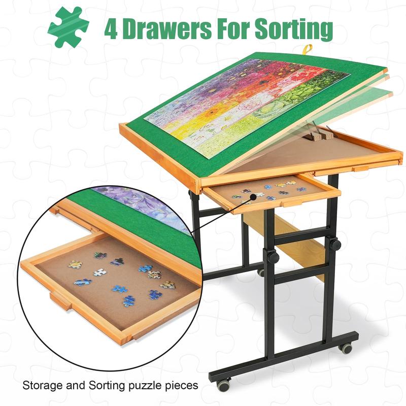 ALL4JIG 1500 Piece Jigsaw Puzzle Table with Legs,25