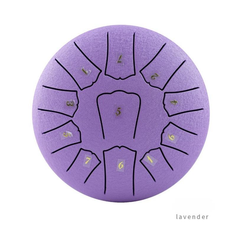 4.5 Inch 8 Tones Steel Tongue Drum, Mini Ethereal Drum, Musical Instrument for Beginners & Professional-level Players, Colored Steel Tongue Drum for Teenager