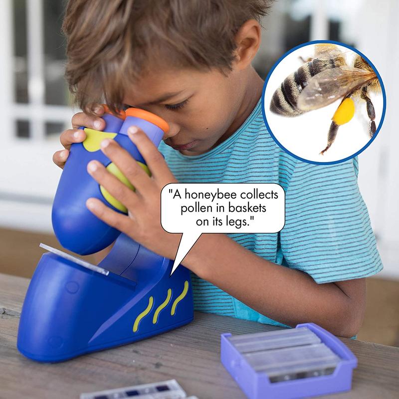 Educational Insights GeoSafari Jr. Talking Microscope Featuring Bindi Irwin: Microscope for Kids, STEM & Science Toy, Interactive Learning, Ages 3+