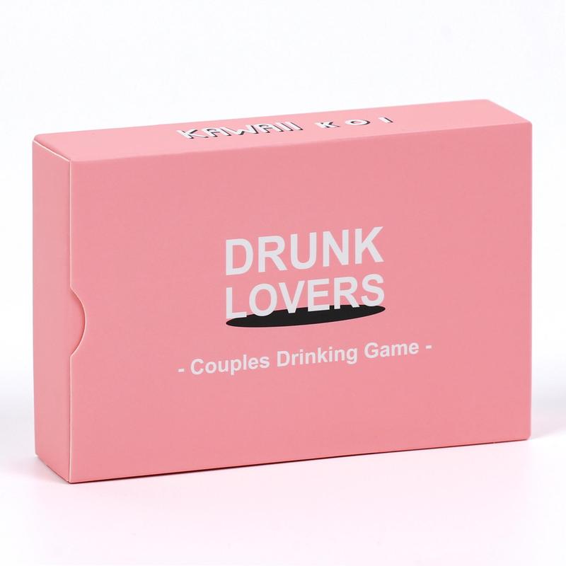 Drunk Lovers Drinking Game Card, 1 Box Couples Drinking Game Card, Party Game Cards, Entertaining Game for Promoting Relationship, Gaming Gift