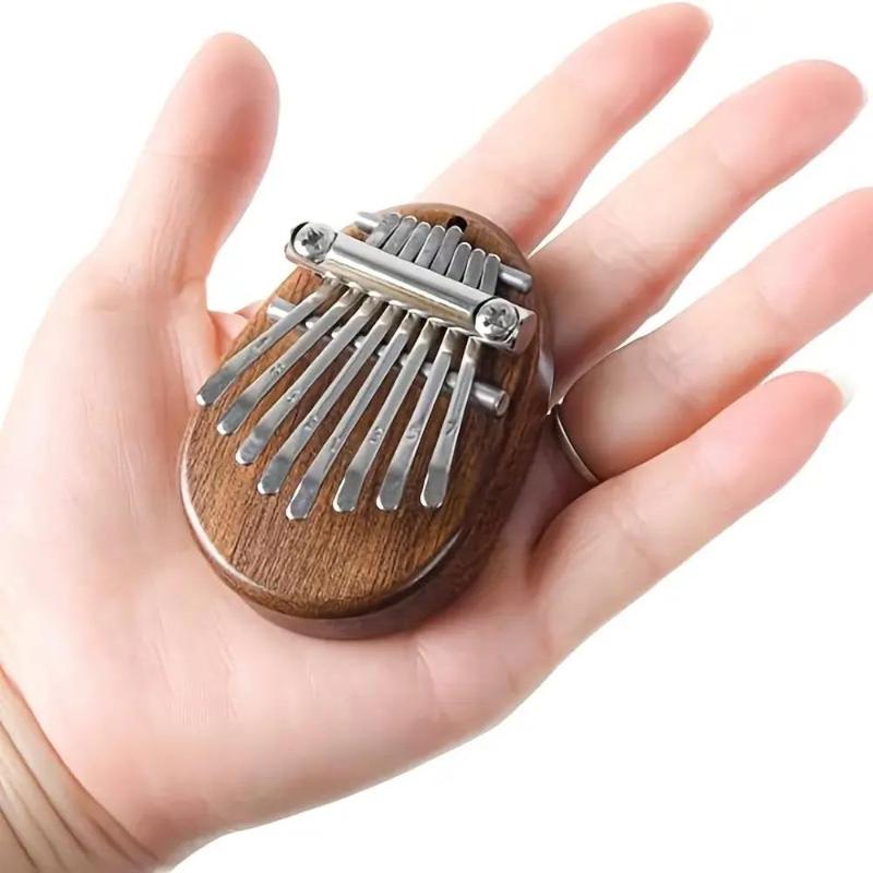 Mini Finger Thumb Piano, 1 Count 8 Key High Quality Exquisite Finger Thumb Piano, Music Gift for Party, Festival, Birthday