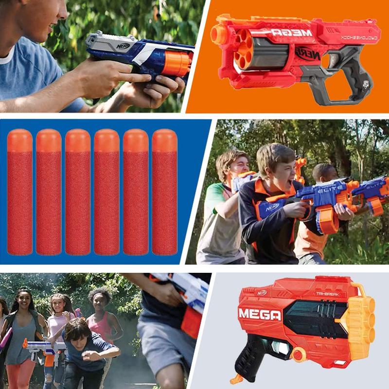 Mega Dart Refill Pack 60 Pcs 9.5cm Compatible with Nerf Mega Guns, Universal Mega Pack Refill Bullets, Premium Red Foam Darts for N-Strike Mega Series Blasters Toy Gun