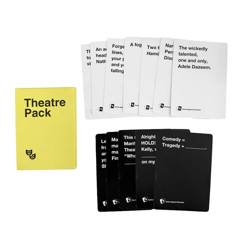 Theater Pack, 1 Count Theater Party Funny Game Card, Cards Against Humanity Mini Expansion, Party Game Card for Adult, Friends, Festival