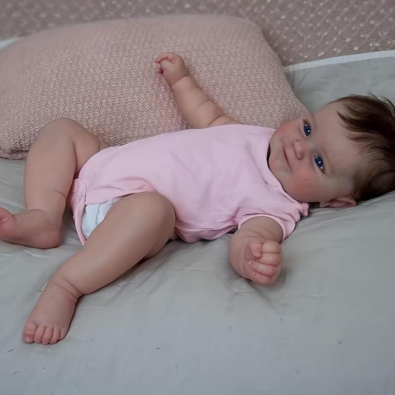 20 Inch Rebirth Doll, Washable Full Vinyl Simulation Doll, Soft and Cute Doll for Gift, Reborn Dolls