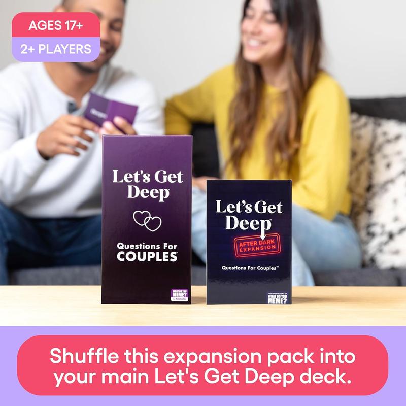 Let's Get Deep - Questions for Couples Intimate Date Night Card Game