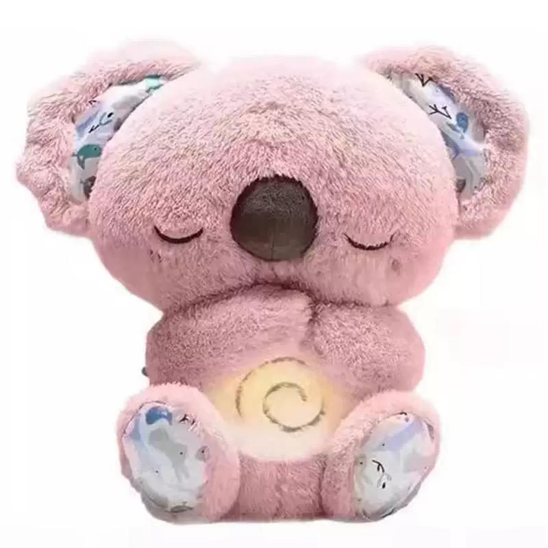 Breathing Animal St-it-ch Plush Pendant Soothing plush toy pendant with realistic breathing, lights and music to relieve anxiety and is an ideal sleep companion