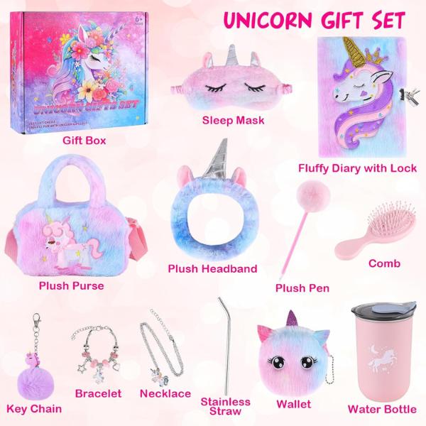 Christmas gift Unicorns Gifts for Girls - Soft Plush Toys Set for Birthday Gifts Christmas - Chriastmas Gift