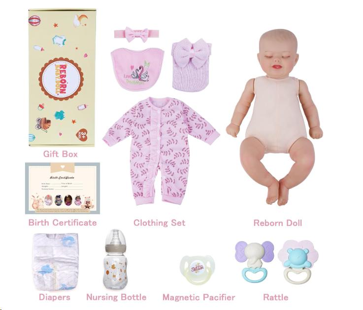 BABESIDE Lifelike Reborn Baby Dolls - 20Inch-Real Baby Feeling Realistic-Newborn Baby Dolls Adorable Smiling Real Life Baby Dolls with Gift Box for Kids Age 3+