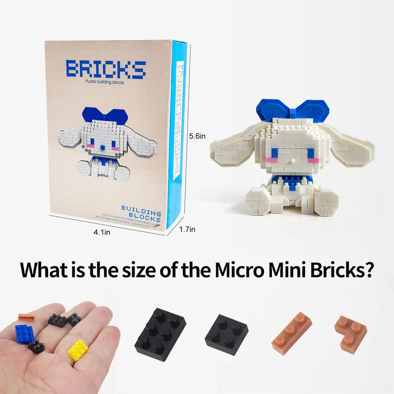 Cubi Kawaii Mini Building Block Sets (5 models, ~520 PCS each)