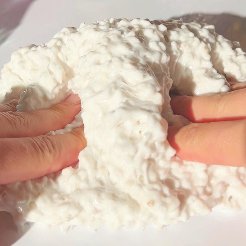 Crunching Through the Snow Slime • Interactive Slime for ASMR • Crunchy Snow Sounds • Slime Gift • Small Perlite Slime