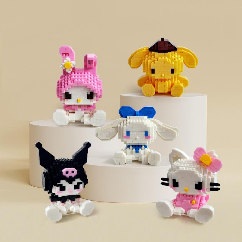 Cubi Kawaii Mini Building Block Sets (5 models, ~520 PCS each)