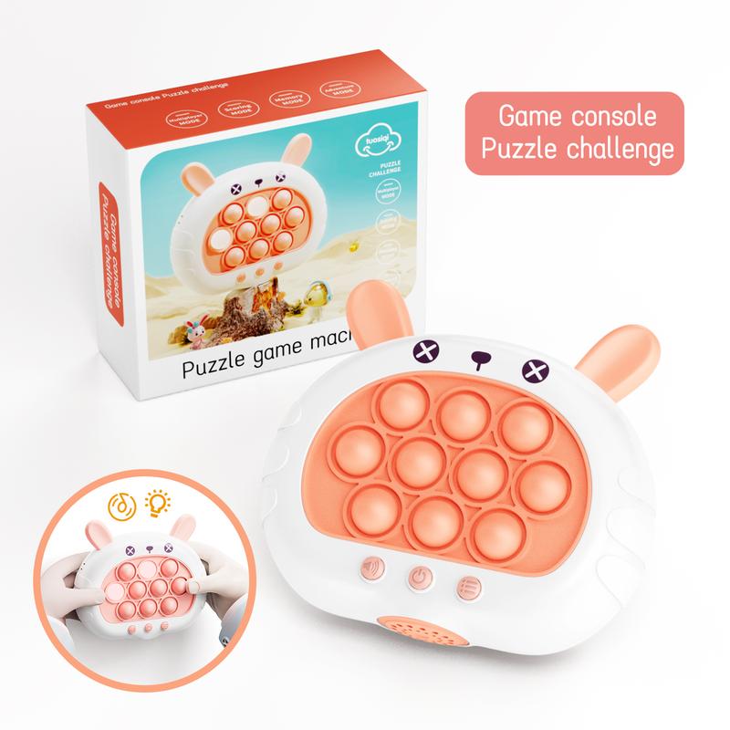 Quick Fast Push Game Console Electronic Pop It Game Light Up Pop It Pro Fast Push Puzzle Game Quick Push sensory toy